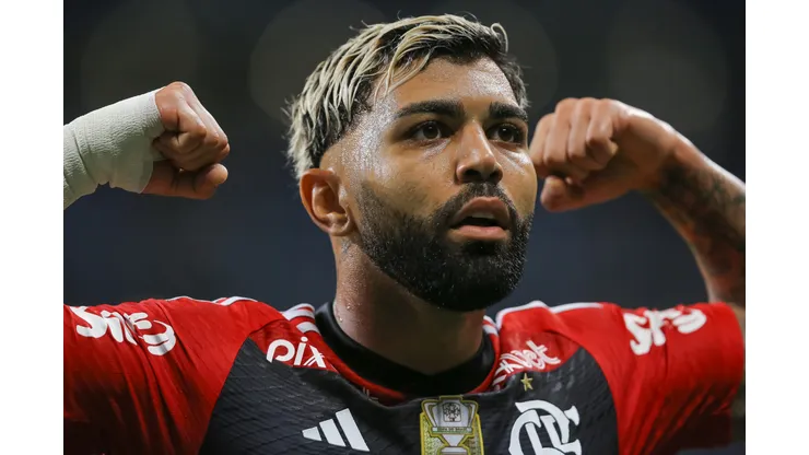 Gabigol atuando no Flamengo