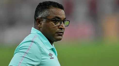 Roger Machado tecnico do Fluminense durante partida contra o Flamengo no estadio Maracana pelo campeonato Carioca 2021. Técnico fez pedido para a direlão gaúcha