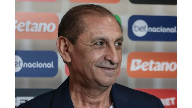 Ramon Diaz técnico do Corinthians durante entrevista antes da partida contra o Gremio no estadio Couto Pereira pelo campeonato Copa Do Brasil 2024.