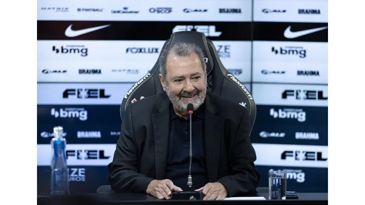 Foto: odrigo Coca / Agência Corinthians - Fred Luz durante entrevista coletiva.