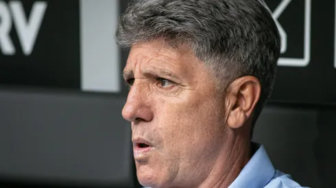 Renato Gaucho tecnico do Gremio durante partida contra o Atletico-MG no estadio Arena MRV pelo campeonato Brasileiro A 2023. Portaluppi pode ser pressionado.