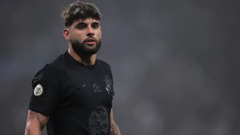 Yuri Alberto jogador do Corinthians durante partida contra o Criciúma no estádio Arena Corinthians pelo campeonato Brasileiro A 2024. Centroavante não vive uma grande fase
