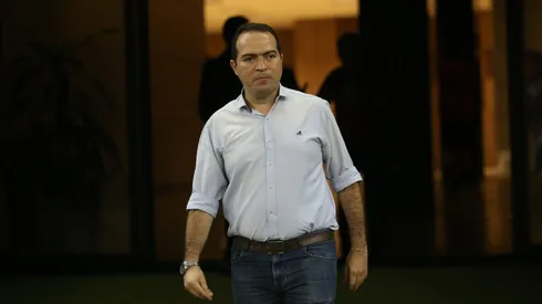 Marcelo Paz Presidente do Fortaleza antes da partida contra Sport na Arena de Pernambuco, pela copa do nordeste 2024. Foto: Marlon Costa/AGIF