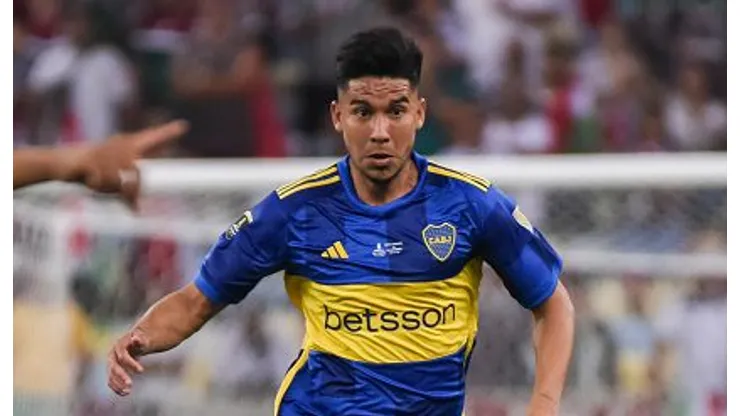 Pol Fernández atuando no Boca Juniors em 2024