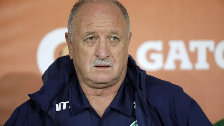 Felipão do Palmeiras durante partida contra o San Lorenzo no estadio Arena Allianz Parque pelo campeonato Libertadores 2019.