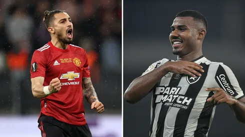 Foto 1: Photo by Maja Hitij/Getty Images / Foto 2: Thiago Ribeiro/AGIF – Alex Telles e Cuiabano devem brigar por titularidade no Botafogo.