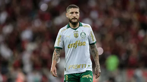 Ze Rafael jogador do Palmeiras durante partida contra o Flamengo (Foto: Thiago Ribeiro/AGIF)
