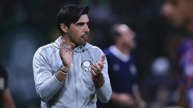 Abel Ferreira, técnico do Palmeiras, durante partida contra o Bahia no Allianz Parque, pelo Campeonato Brasileiro.