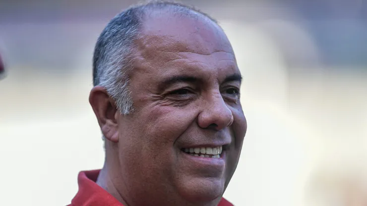 Marcos Braz dirigente do Flamengo antes da partida contra o Atletico-GO (Foto: Thiago Ribeiro/AGIF)