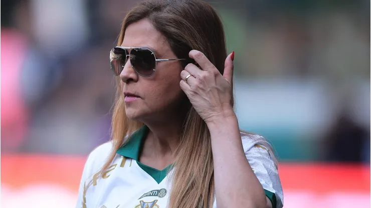 Leila Pereira, presidente do Palmeiras.