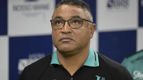 Roger Machado tecnico do Juventude durante partida contra o Atletico-MG no estadio Mane Garrincha pelo campeonato Brasileiro A 2024.