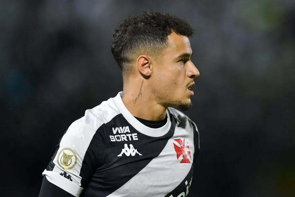Philippe Coutinho desfalcará o Vasco novamente – Foto: Thiago Ribeiro/AGIF.