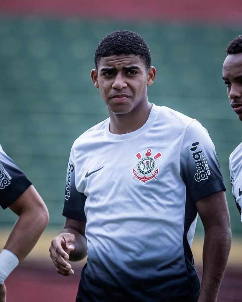 Gui Negão, jovem atacante do Corinthians, é convocado contra o Cuiabá (Imagem; Divulgação/ @guinegaooficial)