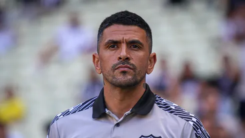 Lucho tecnico do Ceara durante partida contra o Sao Paulo no estadio Arena Castelao pelo campeonato Brasileiro A 2022.