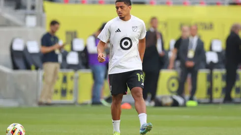 Evander em aquecimento na MLS ALL-Star