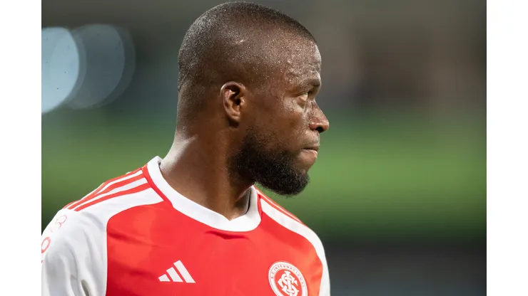 Valencia jogador do Internacional durante partida contra o Cuiaba no estadio Arena Pantanal pelo campeonato Brasileiro A 2024.