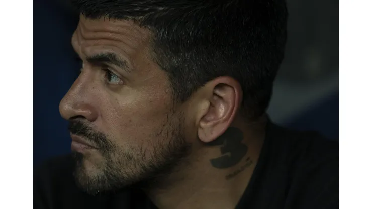 Lucho durante confronto contra o Fluminense no Brasileirão 2024.