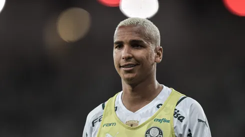Deyverson jogador do Palmeiras durante partida contra o Fluminense no estadio Maracana pelo campeonato Brasileiro A 2021.
