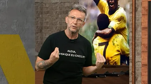 Craque Neto, apresentando o programa Donos da Bola, da Band.