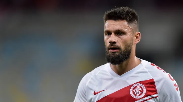 Rafael Sobis jogador do Internacional durante partida contra o Fluminense no estadio Maracana pelo campeonato Brasileiro A 2019.