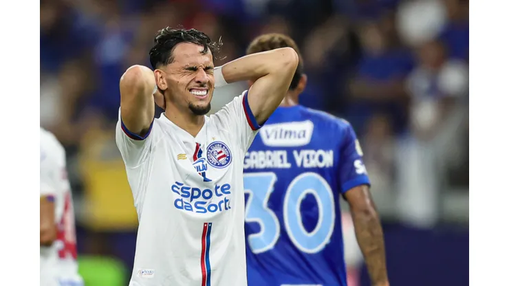 Biel durante confronto contra o Cruzeiro no Brasileirão 2024.