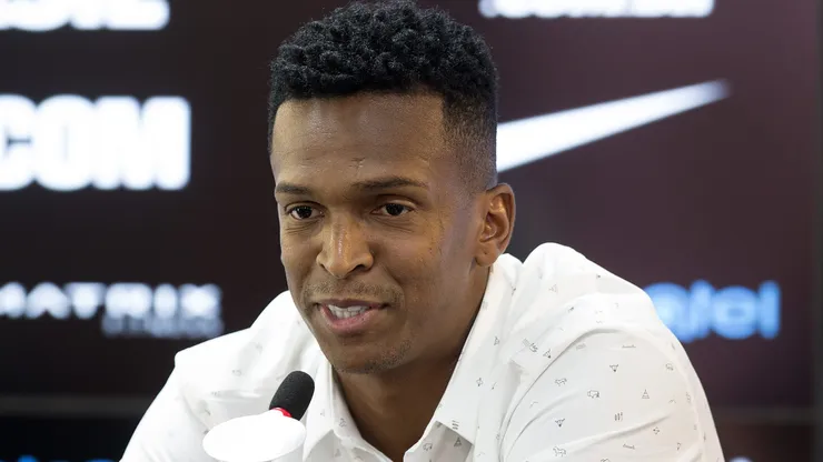 Atacante Jo artilheiro do Campeonato Brasileiro 2017 se despede do Corinthians durante coletiva de imprensa no CT Joaquim Grava