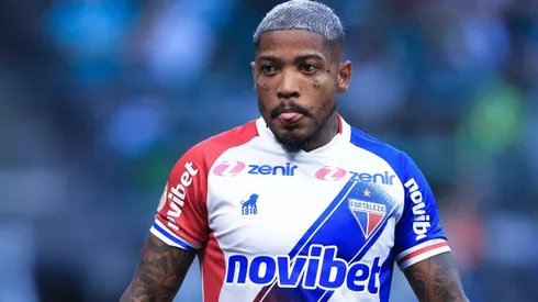 Marinho jogador do Fortaleza durante partida contra o Palmeiras no estadio Arena Allianz Parque pelo campeonato Brasileiro A 2023.