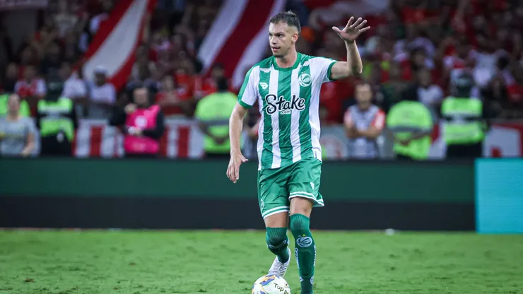 Zé Marcos, jogador do Juventude, durante partida contra o Internacional (Foto: Maxi Franzoi/AGIF)