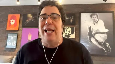 Casagrande durante participação em podcast. Foto: Reprodução canal Youtube Uol Esportes