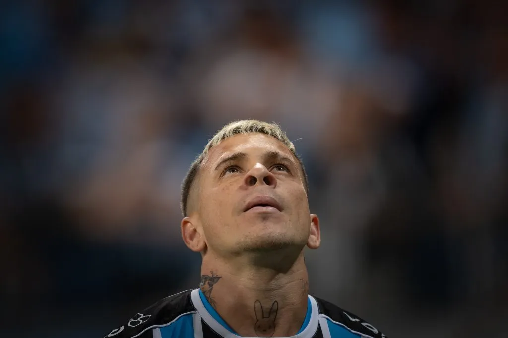 Yeferson Soteldo jogador do Gremio durante partida contra o Juventude no estadio Arena do Gremio pelo campeonato Gaucho 2024. Foto: Liamara Polli/AGIF