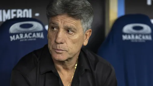Renato Portaluppi técnico do Grêmio durante partida contra o Fluminense no estádio Maracanã pelo campeonato Copa Libertadores 2024. Foto: Jorge Rodrigues/AGIF
