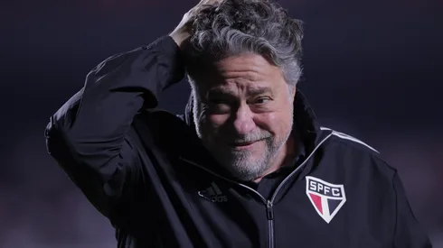 Júlio Casares presidente do São Paulo antes de partida contra o Palmeiras no estádio Morumbi pelo campeonato Copa do Brasil 2023. Foto: Ettore Chiereguini/AGIF