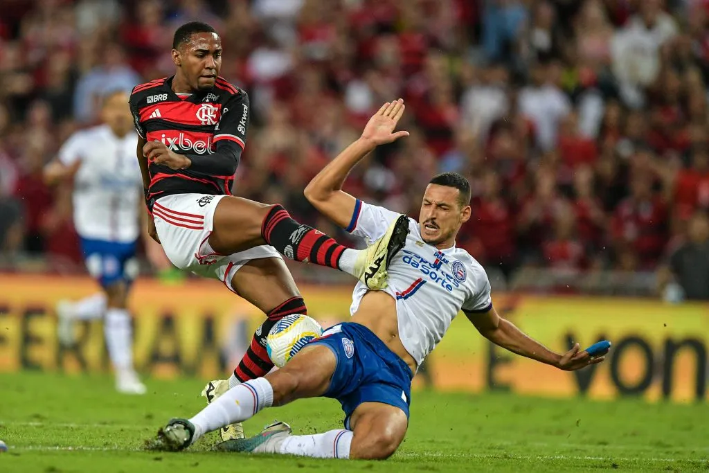 Lorran, jogador do Flamengo. Foto: Thiago Ribeiro/AGIF