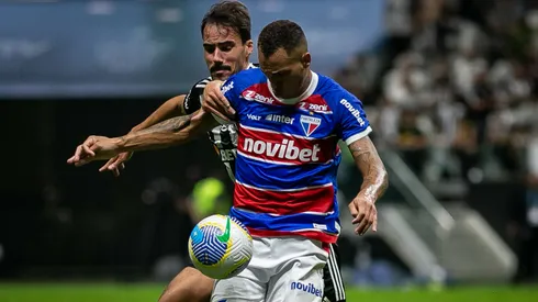 Breno Lopes durante partida no estádio Arena MRV pelo campeonato Brasileiro A 2024. Foto: Fernando Moreno/AGIF