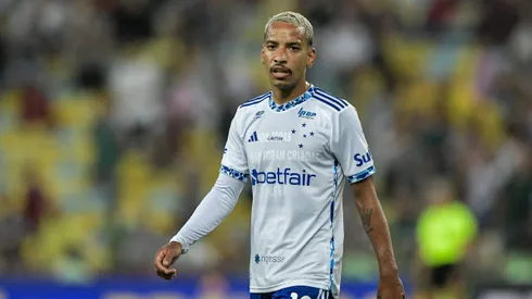 Matheus Pereira, jogador do Cruzeiro, durante partida contra o Fluminense, pelo Campeonato Brasileiro.