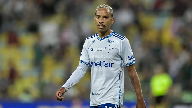 Matheus Pereira, jogador do Cruzeiro, durante partida contra o Fluminense, pelo Campeonato Brasileiro.
