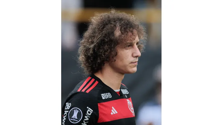 BOGOTA, COLOMBIA - APRIL 2: David Luis of Flamengo looks on during a match between Millonarios F.C and Flamengo as part of Copa CONMEBOL Libertadores 2024 at Estadio El Campin on April 2, 2024 in Bogota, Colombia. (Photo by Andres Rot/Getty Images)