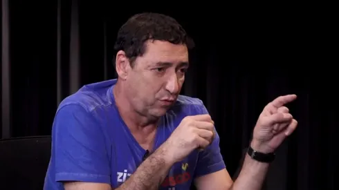 Paulo Vinícius Coelho, jornalista e comentarista esportivo, durante entrevista ao Canal UOL.