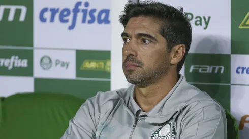 SAO PAULO, BRAZIL - JUNE 23: Head coach Abel Ferreira of Palmeiras looks on during the match between Palmeiras and Juventude at Allianz Parque on June 23, 2024 in Sao Paulo, Brazil. (Photo by Ricardo Moreira/Getty Images)