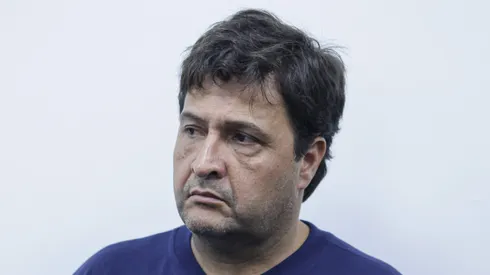 Alberto Guerra, presidente do Grêmio após a partida (Foto: Joao Vitor Rezende Borba/AGIF)