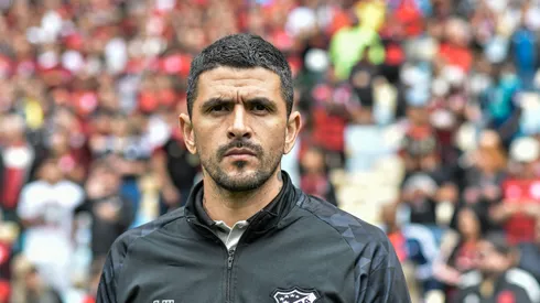 Lucho Gonzalez tecnico do Ceara durante partida contra o Flamengo no estadio Maracana pelo campeonato Brasileiro A 2022.