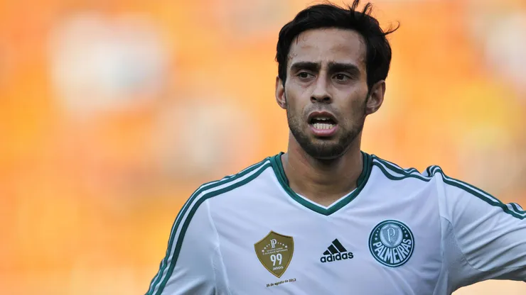 Valdivia of Palmeiras during the match between Palmeiras and Joinville for the Brazilian Series B 2013 on November 09, 2013 in Sao Paulo, Brazil.