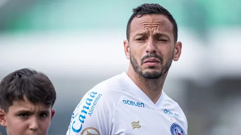 Yago Felipe jogador do Bahia durante partida contra o Goias no estadio Serrinha pelo campeonato Brasileiro A 2023.