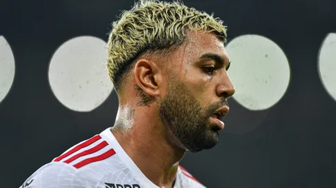 Gabigol jogador do Flamengo durante partida contra o Vasco no estadio Maracana pelo campeonato Brasileiro A 2024.