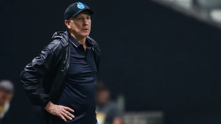 Renato Gaúcho técnico do Grêmio durante partida contra o Atlético-MG no estádio Arena MRV pelo campeonato Brasileiro A 2024. Foto: Gilson Lobo/AGIF