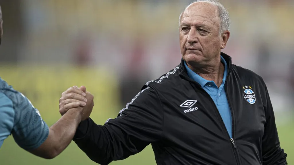 Felipão em partida pelo Grêmio. Foto: Jorge Rodrigues/AGIF
