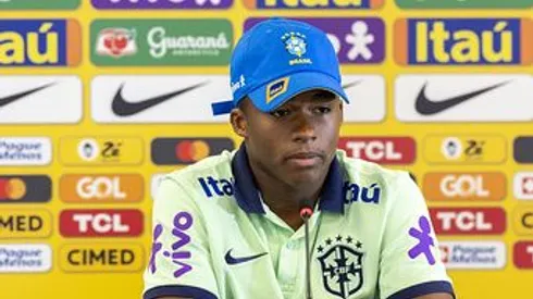 Endrick, ex-Palmeiras, na Seleção. Fotos: Joilson Marconne / CBF