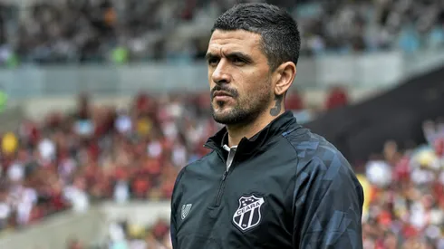 Lucho Gonzalez tecnico do Ceara durante partida contra o Flamengo no estadio Maracana pelo campeonato Brasileiro A 2022.