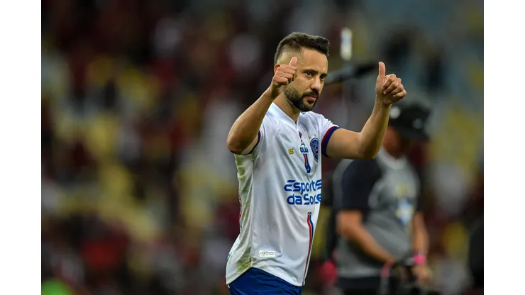 Everton Ribeiro jogador do Bahia durante partida contra o Flamengo no estadio Maracana pelo campeonato Brasileiro A 2024.