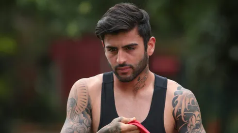 Liziero durante treino do Sao Paulo no CT Barra Funda.